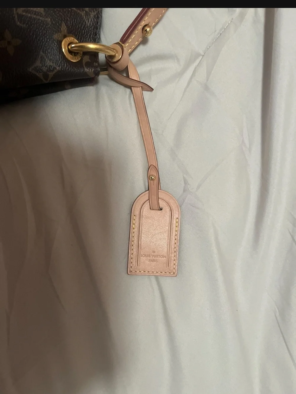 Louis Vuitton Monogram Canvas Shoulder Hobo in Brown and Vachetta